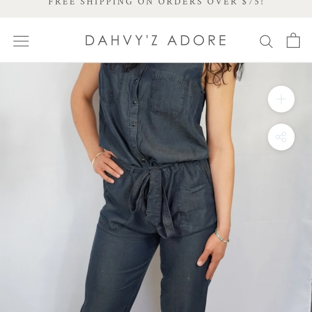 Soft Denim jumpsuit